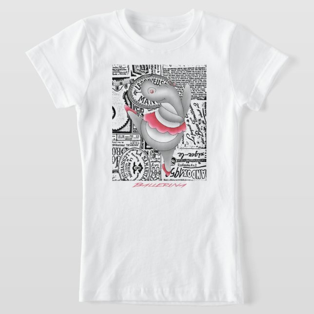 Ballerina Hippo T-Shirt (Ablage )