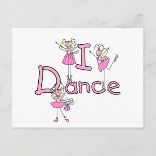 Ballerina I Dance T - Shirt und Geschenke Postkarte