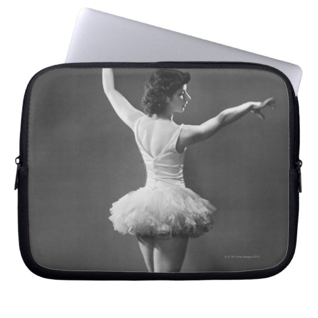 Ballerina im Ballettröckchen Laptopschutzhülle (Vorderseite)