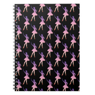 Ballerina im modernen geometrischen Design Notizblock