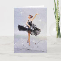Ballerina im Schwarzen (Profil)