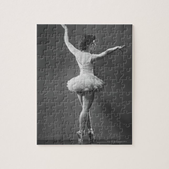 Ballerina im Tutu Puzzle (Vertikal)