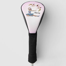 Ballerina in Blue Personal Pink Golf Headcover