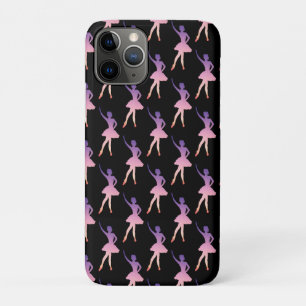 Ballerina in modernem geometrisch rosa lila Case-Mate iPhone hülle