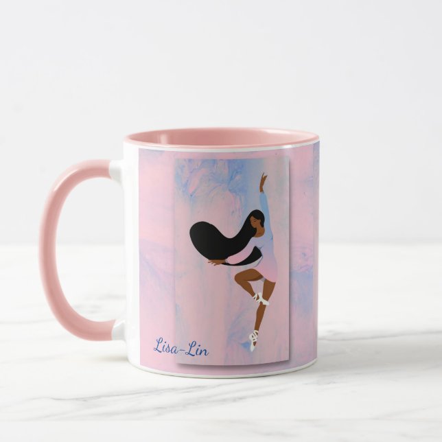 Ballerina in Pink Tasse (Links)