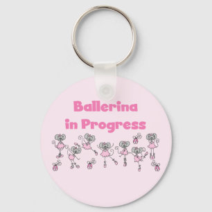 Ballerina in Progress T-Shirts und Geschenke Schlüsselanhänger