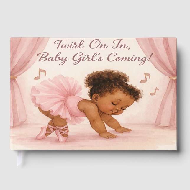 Ballerina in the Making Gästebuch (Vorderseite)