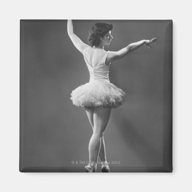 Ballerina in Tutu Magnet (Vorne)
