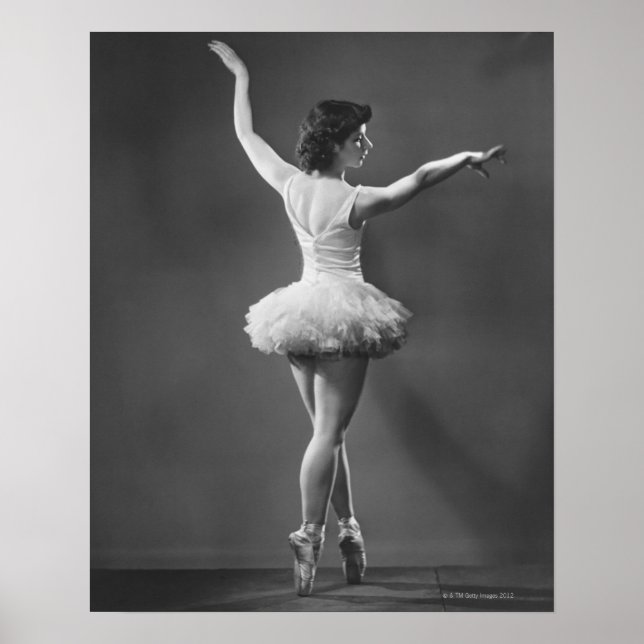 Ballerina in Tutu Poster (Vorne)