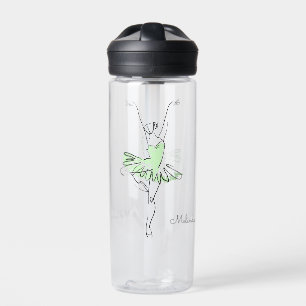 Ballerina individuelle Name Trinkflasche