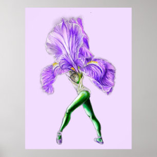 Ballerina Iris Blume Ballet Dancer Poster