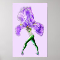 Ballerina Iris Blume Ballet Dancer Poster
