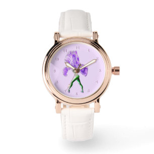Ballerina Iris Blumen Balletttänzerin Uhr