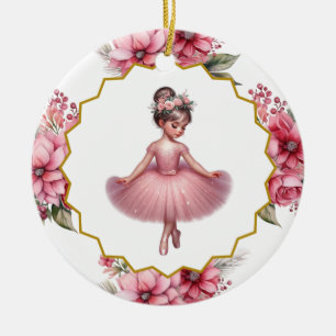 Ballerina Keramik Ornament