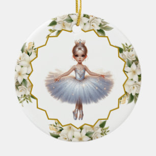 Ballerina Keramik Ornament