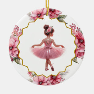 Ballerina Keramik Ornament