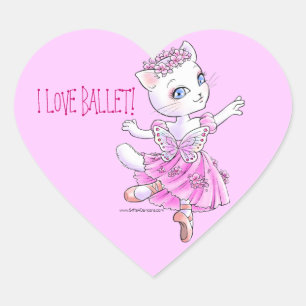 Ballerina Kitty Sticker
