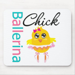 Ballerina-Küken Mousepad