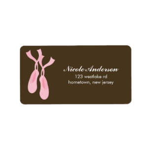 Ballerina Labels Adressaufkleber