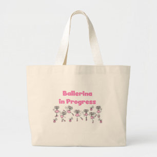 Ballerina-laufende T - Shirts und Geschenke Jumbo Stoffbeutel