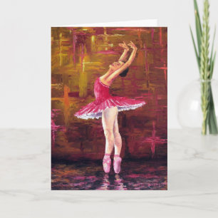 "Ballerina" (leere Karte) Karte
