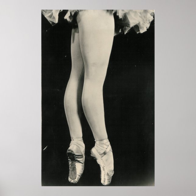 BALLERINA LEGS POSTER (Vorne)