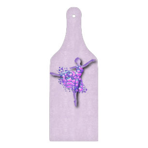 Ballerina Lila Cutting Ballet Schneidebrett