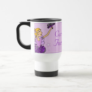 Ballerina lila goldene Girl Ballettklasse Tasse