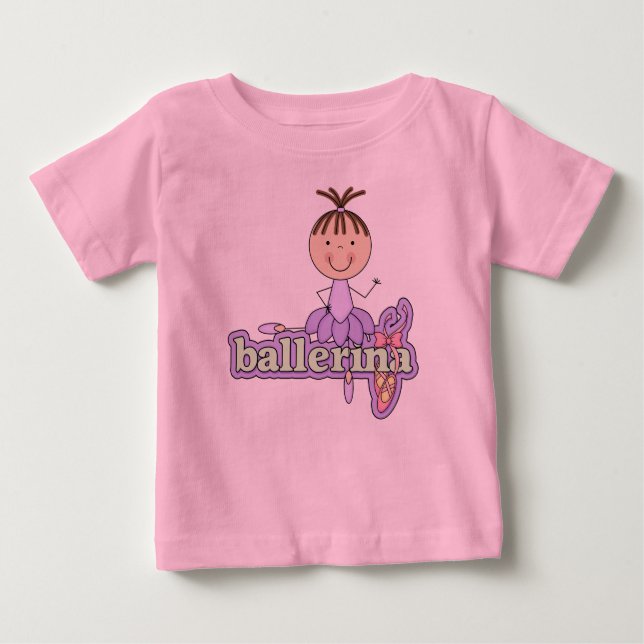 Ballerina - Lilac Baby Tutu Bodysuit T-shirt (Vorderseite)