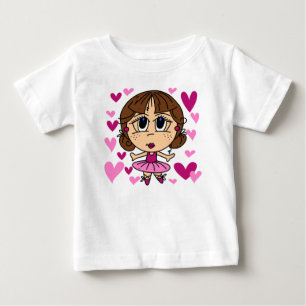 Ballerina-Mädchen Baby-Tutu-Body Baby T-shirt