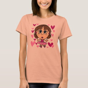 Ballerina-Mädchen T-Shirt