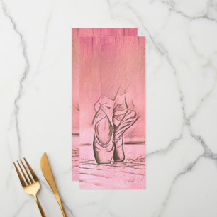 Ballerina Menükarte