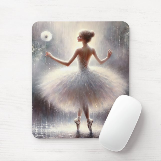 Ballerina mit einem Lüster Mousepad (Mit Mouse)