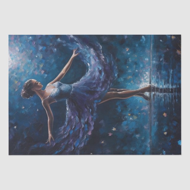 Ballerina Moonlit Seidenpapier (Vorderseite)