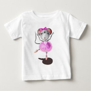 Ballerina Mouse Baby T - Shirt