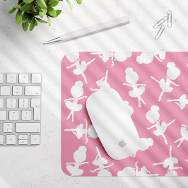 Ballerina Muster, Ballettmädchen, Balletttanz Mousepad
