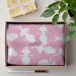 Ballerina Muster, Ballettmädchen, Balletttanz Seidenpapier