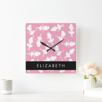 Ballerina Muster, Ballettmädchen, Tanz, Ihr Name