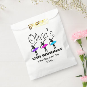 Ballerina Neon Ballett Tänzer Tanz Geburtstagspart Geschenktütchen