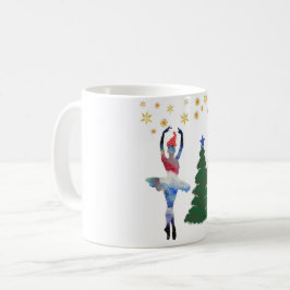 Ballerina Neujahr Weiß 325 ml Klassische Weiße Tas Tasse