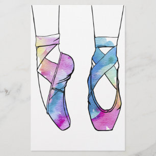 Ballerina Niedlich Ballet Briefpapier