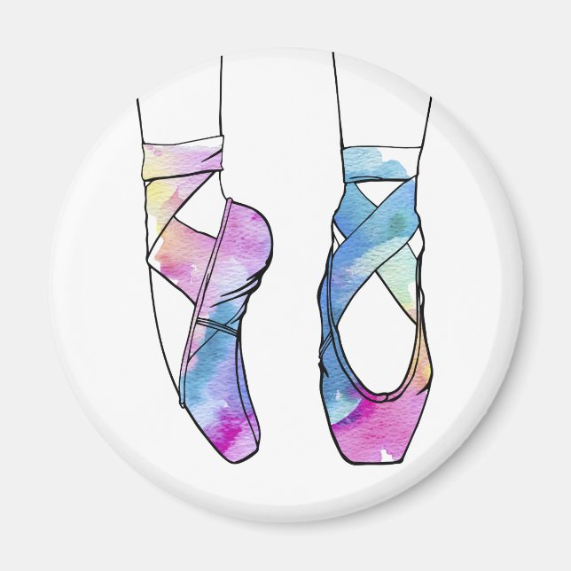 Ballerina Niedlich Ballet Magnet (Vorne)