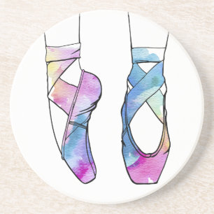 Ballerina Niedlich Ballet Sandstein Untersetzer