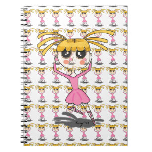 Ballerina-Notebook Notizblock