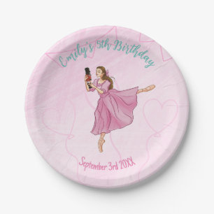 Ballerina Nutcracker Girl Birthday Party Pappteller