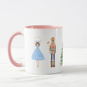 Ballerina Nutcracker Weihnachtsfeiertag Rosa Tasse