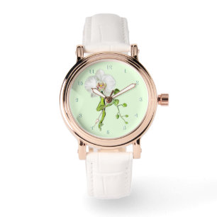 Ballerina Orchideen Balletttänzerin Uhr Geschenk