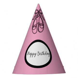 Ballerina Party Hat Pink Partyhütchen