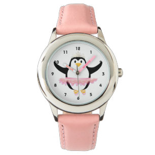 Ballerina Penguin Armbanduhr