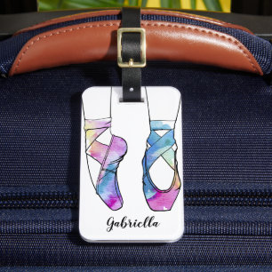 Ballerina Personalisiert Ballet Gepäckanhänger